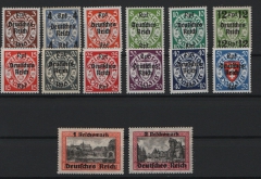 III. Reich, 1939, Mi.- Nrn.: 716- 729, Kpl.- Satz, **, 728- 29 tiefstgeprüft Schlegel BPP! Selten!