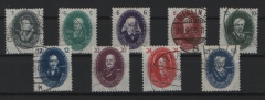 DDR, 1950, Mi.- Nrn.: 261- 270, der Akademiesatz, gestempelt!