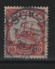 Dt. Kolonien, Stempel, Togo, 1910, Sokode auf Mi.- Nr.: 9! Geprüft Jäschke- L. BPP! Selten!