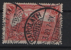 Dt. Kaiserreich, 1918, Mi.- Nr.: 94 AII, gestempelt, geprüft Zenker BPP, Bedarfsstück. Selten!