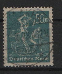 DR, Infla, 1922, Mi.- Nr.: 245, gestempelt, geprüft Infla / Peschl BPP! Selten! Luxusstück!