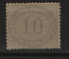 Dt. Kaiserreich, 1872, Mi.- Nr.: 12, *! Kabinettstück! Selten!