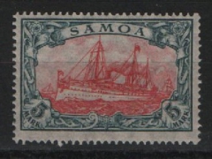 Dt. Kolonien, Samoa, 1915 / 19, Mi.- Nr.: 23 II B, *! Selten!