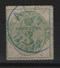 Hannover, ca. 1864, Mi.- Nr.: 21y, gestempelt, tiefstgeprüft Berger BPP! Pracht- Luxusstück! Selten!