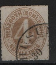 AD, S.- H. und Lauenbg., Schleswig, 1865- 67, Mi.- Nr.: 17, gestempelt, tiefstgeprüft Möller BPP! Pracht- Luxusstück! Selten!