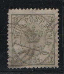 Dänemark, 1864, Mi.- Nr.: 15 A, gestempelt! Signiert / geprüft Wahl, Bedarfsstück! Selten!