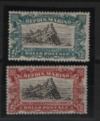 San Marino, 1918, 59 + 61, * / ungebraucht
