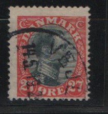 Dänemark, 1918, Mi.- Nr.: 101, gestempelt! Gutes Bedarfsstück