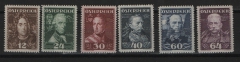 Österreich, 1935, Mi.- Nrn.: 617- 622, *