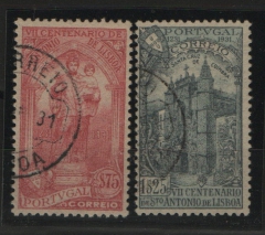 Portugal, 1931, Mi.- Nrn.: 556- 557, gestempelt