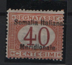 Italienisch- Somaliland, Porto Mi.- Nr.: Portomarke 5 , * / ungebraucht! Selten!