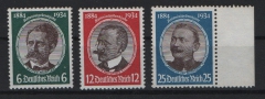 III. Reich, 1934, Mi.- Nr.: 541- 543, Kurz- Satz, **,