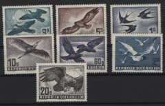 Österreich, Vögel, alle 7 Werte, *, selten!