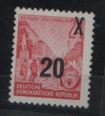 DDR, 1954, Mi.- Nr.: 439 a II g XI, die legendäre Urdruckmarke! **! FA Paul BPP: e+e! Luxusstück! Sehr selten!