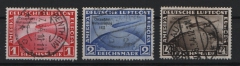 III. Reich, 1933, Mi.- Nr.: 496- 98, Der Chikagofahrt- Satz, gestempelt, Bedarfssatz, selten!