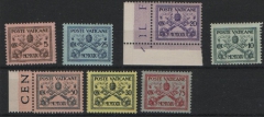 Vatikanstadt, 1939, Mi.- Nrn.: 73- 79, ** / postfrisch!