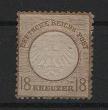 Dt. Kaiserreich, Brustschilder, 1872, Mi.- Nr.: 11, */ ungebraucht! Tiefgeprüft / Signiert Richter, Kabinettstück! Selten!