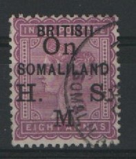 (GB) British- Samaliland, Mi.- Nr.: 4, gestempelt! Selten!