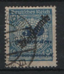 DR, Infla, 1923, Mi.- Nr.: D 88, gestempelt, geprüft Infla! Gutes Bedarfsstück! Selten!