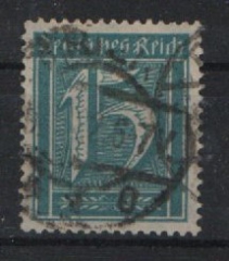 DR, Infla, 1922, Mi.- Nr.: 179, gestempelt, tiefgeprüft Oechsner BPP / Infla Berlin! Gutes Bedarfsstück! Selten!