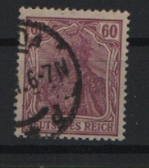 Dt. Kaiserreich, > 1916, Mi.- Nr.: 92 II c, gestempelt, tiefstgeprüft Gotw. Zenker BPP! Gutes Bedarfsstück! Selten!
