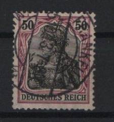 DR, Germania Friedensdruck, 1913, Mi.- Nr.: 91 I y, gestempelt, tiefstgeprüft G. Zenker BPP! ! Selten!