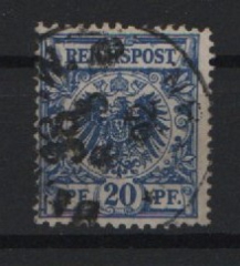 DR, Krone / Adler, 1892, Mi.- Nr.: 48 ba, gestempelt, doppelt tiefgeprüft Zenker! Selten!