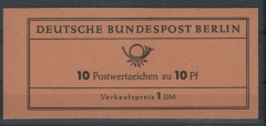 Berlin, 1962, MH´s, Mi.- Nr.: 3 b RLV 1, **, komplett, Fotoattest Schlegel BPP: e + e! Luxusstück!