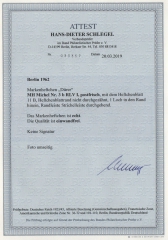 Berlin, 1962, MH´s, Mi.- Nr.: 3 b RLV 1, **, komplett, Fotoattest Schlegel BPP: e + e! Luxusstück!