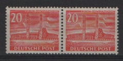 Berlin, 1953, Mi.- Nr.: 113 (2x), im waager. Paar, **! Qualitätsstück, selten!