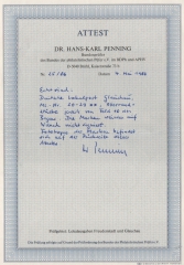 D. - OST, Lokalausgaben, Glauchau, 1945, Mi.- Nrn.: 20- 29, je vom Or! **! FA Dr. Penning BPP! Sehr selten!