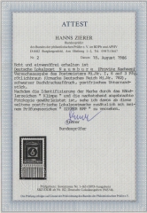 Deutschland- OST, Lokalausgaben, Naumburg, 1945, Mi.- Nr.: I Ur. , **, FA Zierer BPP: e+e! Luxusstück! Sehr selten!