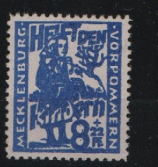 SBZ- MVP, 1945, Mi.- Nr.: 27 c (!) **, aktuelles Fotoattest Kramp BPP: echt + ..., Prachtstück! Top- Rarität!