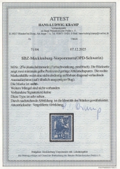 SBZ- MVP, 1945, Mi.- Nr.: 27 c (!) **, aktuelles Fotoattest Kramp BPP: echt + ..., Prachtstück! Top- Rarität!