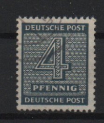 SBZ, West- Sachsen, 1946, Mi.- Nr.: 127 X za, gestempelt, tiefstgeprüft Ströh BPP! Qualitätsstück! R!