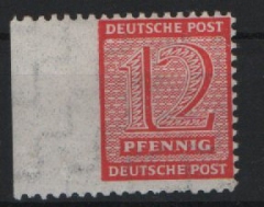 SBZ, West- Sachsen, 1945, Mi.- Nr.: 119 AX, **, vom Sr.! Qualitätsstück! Selten!