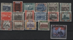 Saargebiet, 1921, Mi.- Nrn.: 53A- 69, kpl. Satz, **! Selten!
