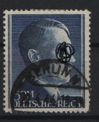 III. Reich, 1942, Mi.- Nr.: 802 A, gestempelt, Bedarfsstück, geprüft Schlegel BPP! Selten!