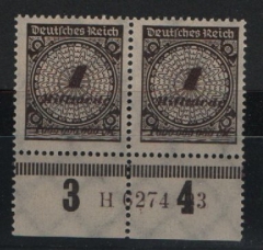 DR, Infla, 1923, Mi.- Nr.: 325 (2) Pb, HAN! Fotoattest Winkler BPP: echt und einwandfrei! Luxusstück! Sehr selten! RRR!