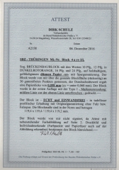 Thüringen, 1946, Bl. 4 a yy I/I (dünnes Papier!), **, FA Schulz BPP: echt + einwandfrei, Luxusstück! Sehr selten!