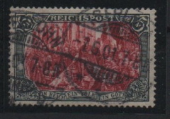 DR, Germania- Reichspost, Mi.- Nr.: 66, Type IV, gestempelt, akt. FA Kroschel VP / VPEX; e+...! Bedarfsstück! Selten!