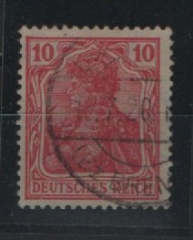 Dt. Kaiserreich, 1920, Mi.- Nr.: 86 IIa mit Plf I (!), gestempelt, akt. FA Kroschel VPEX, e + ...! Kabinettstück! Sehr selten!