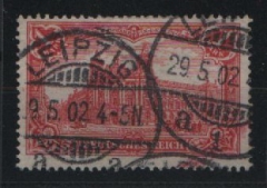Dt. Kaiserreich, 1902, Germania o. Wz., Mi.- Nr.: 78 Aa, gestempelt, akt. FA Kroschel VP / VPEX; e+ ...! Bedarfsstück! Selten! R!