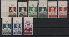 III. Reich, 1934, Mi.- Nr.: 556- 564, Der Ständesatz! ** (je rs. kl. Falzrest am Or.)! Seltene Kombination / Satz.