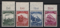 III. Reich, 1935, Mi.- Nr.: 580- 83, **, je kl. Falzrest am Or.. rs. , aber hoch dekorativ! Selten!