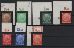 III. Reich, 1934, Mi.- Nr.: 548- 53, **, je kl. Falzrest am Or.. rs. , aber hoch dekorativ! Selten!