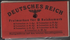 III. Reich, 1941, Markenheftchen, Mi.- Nr.: MH 49.3, **, (ohne Klammer)! Selten!