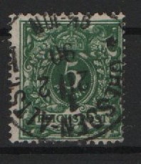 DR, Krone / Adler, 1890, Mi.- Nr.: 46 aa, gestempelt, tiefgeprüft Wiegand BPP! Gutes Bedarfsstück! Selten!