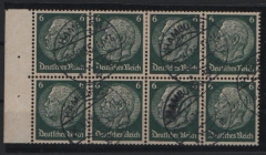 III. Reich, 1933, Hefchenblätter, Mi.- Nr.: HBl. 76, gestempelt! Gute Bedarfserhaltung! Selten!