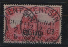 Dt. Auslandspostämter, China, 1903, Mi.- Nr.: 24, gestempelt! Qualitätsstück! Selten!